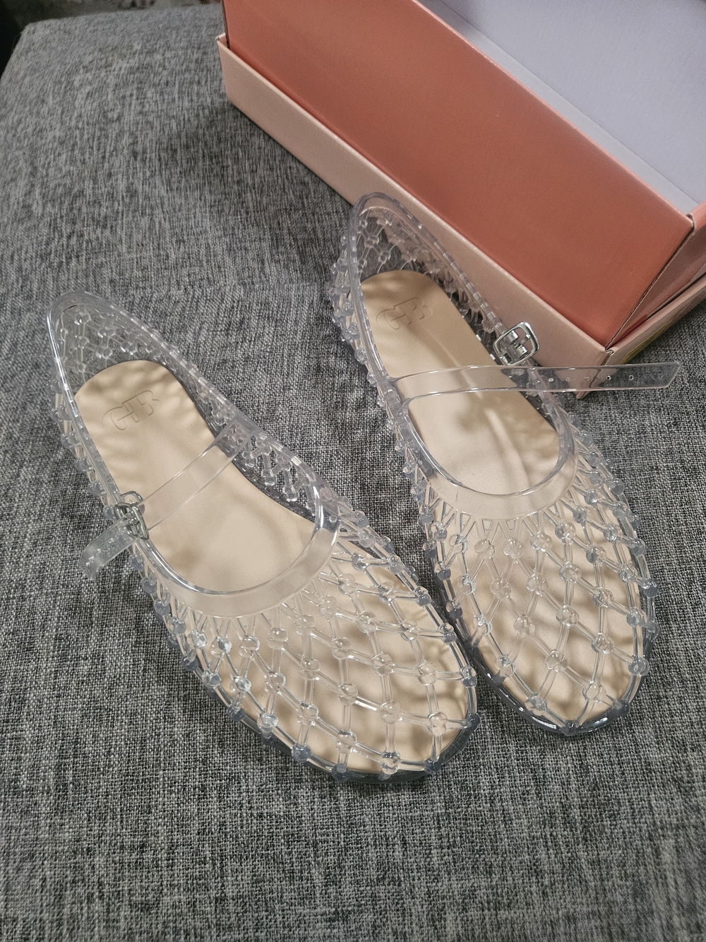 Gianni Bini  Jelly Mary Jane Flats for Women Size 6